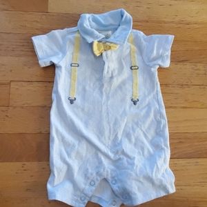 **Host pick**"Suspender" Dressy Baby Boy Outfit
